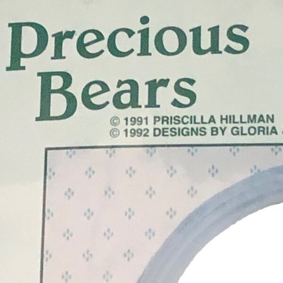 Janlynn Precious Bears Boy's Teddy Counted Cross Stitch Kit 139-13 Granny Core - Picture 4 of 5